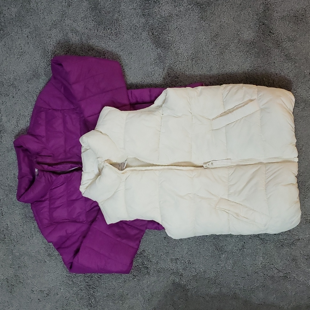 2 Jackets, Fuchsia and Winter White